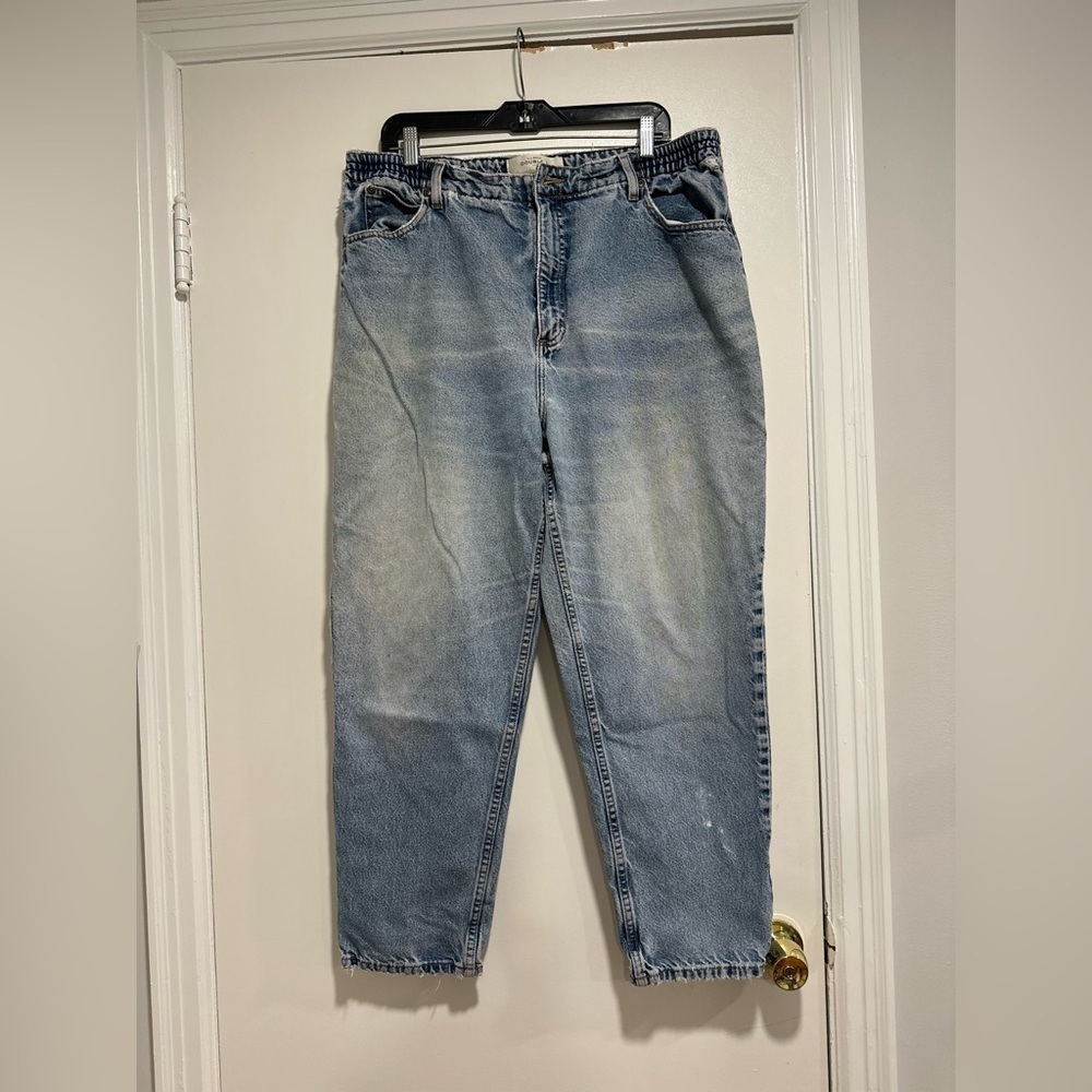 Vintage 90s Women’s Sz: 18 Petite LL Bean. Double L. Comfort Waist. Mom Jeans.